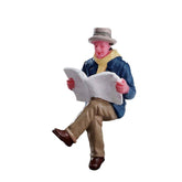 Lemax Figurines Lemax Reading Morning Papers